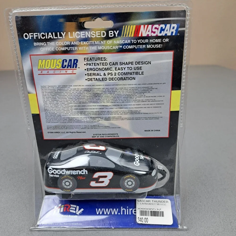 Vintage Dale Earnhardt Computer Mouse NASCAR GM Goodwrench Racing New Sealed '99